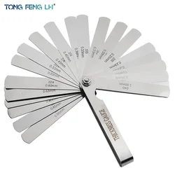 89A 0.02-1mm/0008-040 Newest 32 Blade Feeler Gauge Tune Up Thickness Set Blade +BRASS BLADE