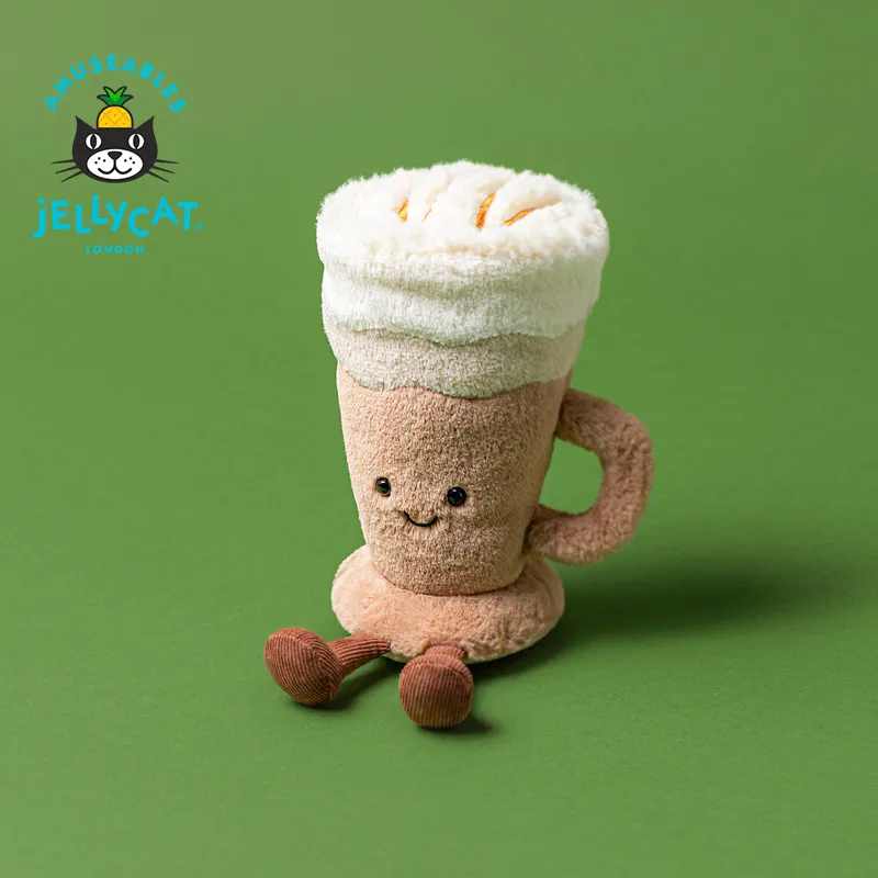 

Genuine UK Jellycat Amuseables Latte Super Soft Cute Coffee Food Plush Toy Baby Soothing Creative Gift For All Ages