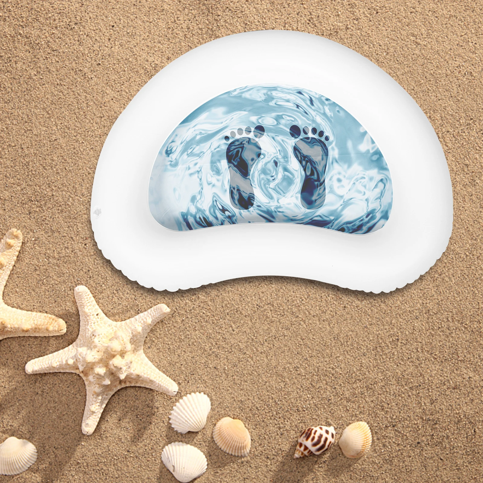 

Inflatable Foot Bath Basin Pool Accessory Foldable Portable Foot Soaking Basin For Camping Beach Travel Pvc Easy Clean