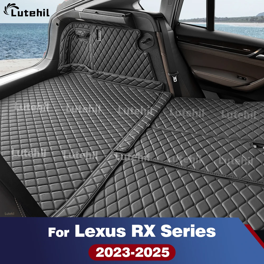 For Lexus RX Series 2023 2024 2025 Full Coverage All Weather Trunk Mat Cargo Liner with Backrest Protectors Interior Accessories