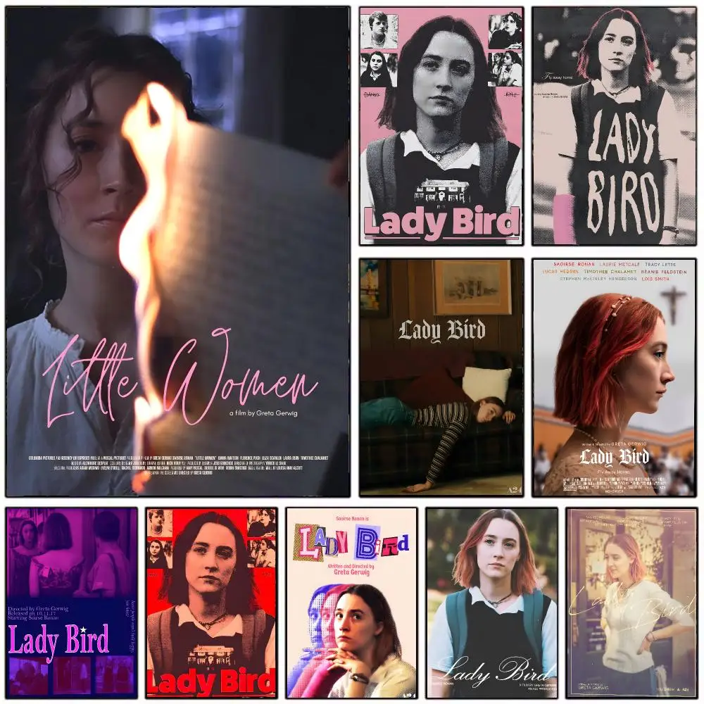 coming-of-age movie L-Lady Bird Poster Modern Home Decoration Interior Design & Contemporary Wall Art Collection