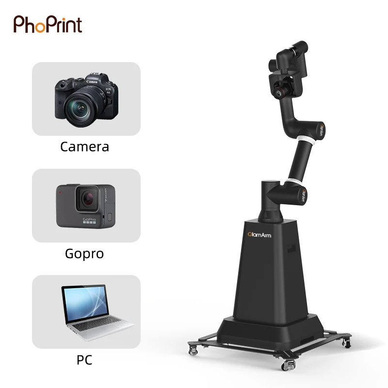 Automated Miniature Filmmaking Photography Arm Photo Booth Photographic Equipment