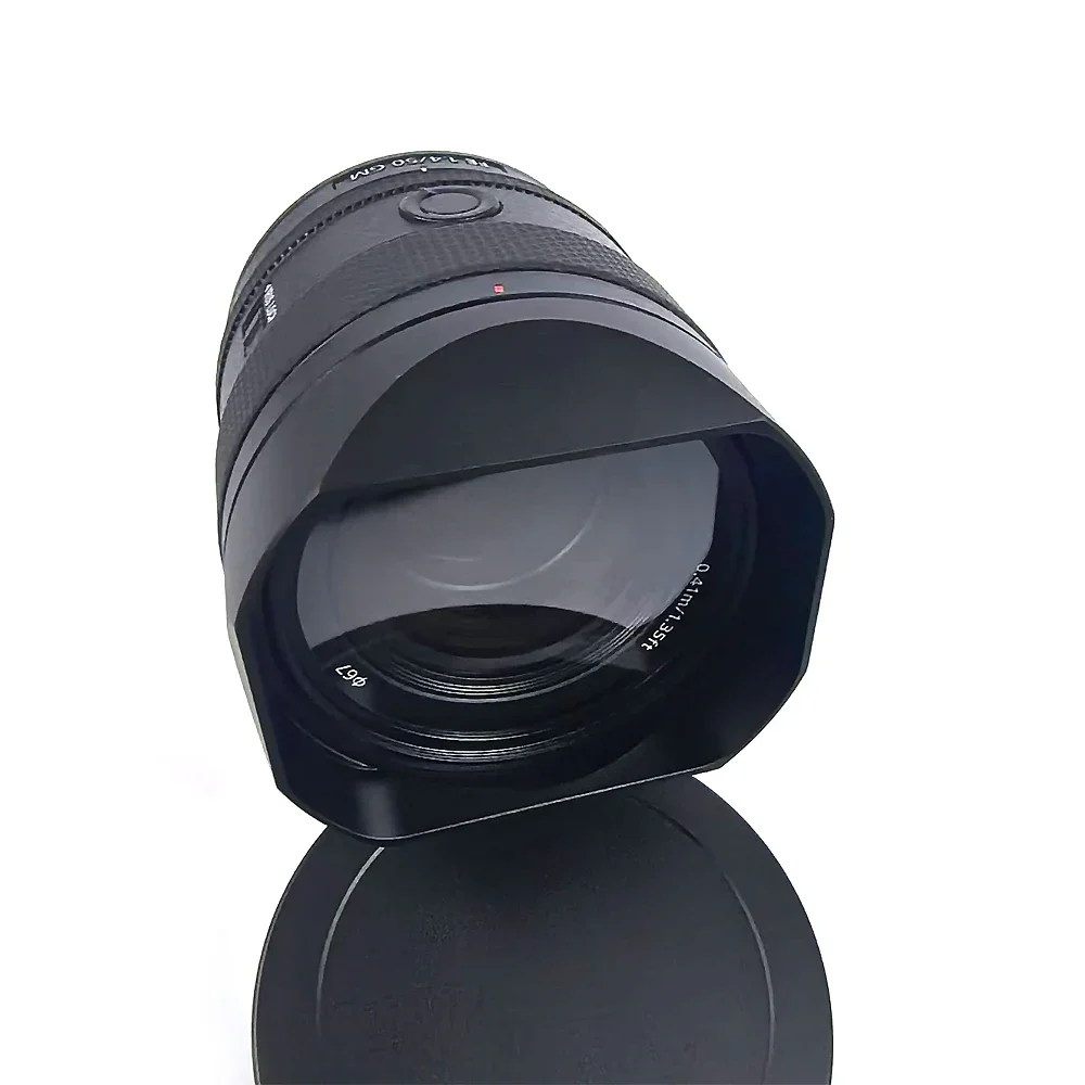 Metal Bayonet Square Lens Hood for Sony FE 50mm F1.4 GM Sony 50/F1.4  FE 1.4/50 GM Comes with Cap