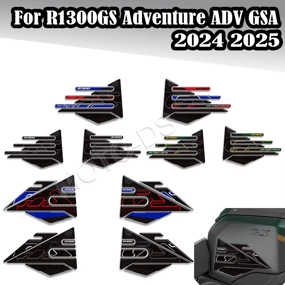 

For BMW R1300GS R1300 R 1300 GS Adventure ADV GSA Tank Pad Side Grips Gas Fuel Oil Kit Fairing Fender Knee Stickers 2024 2025 by