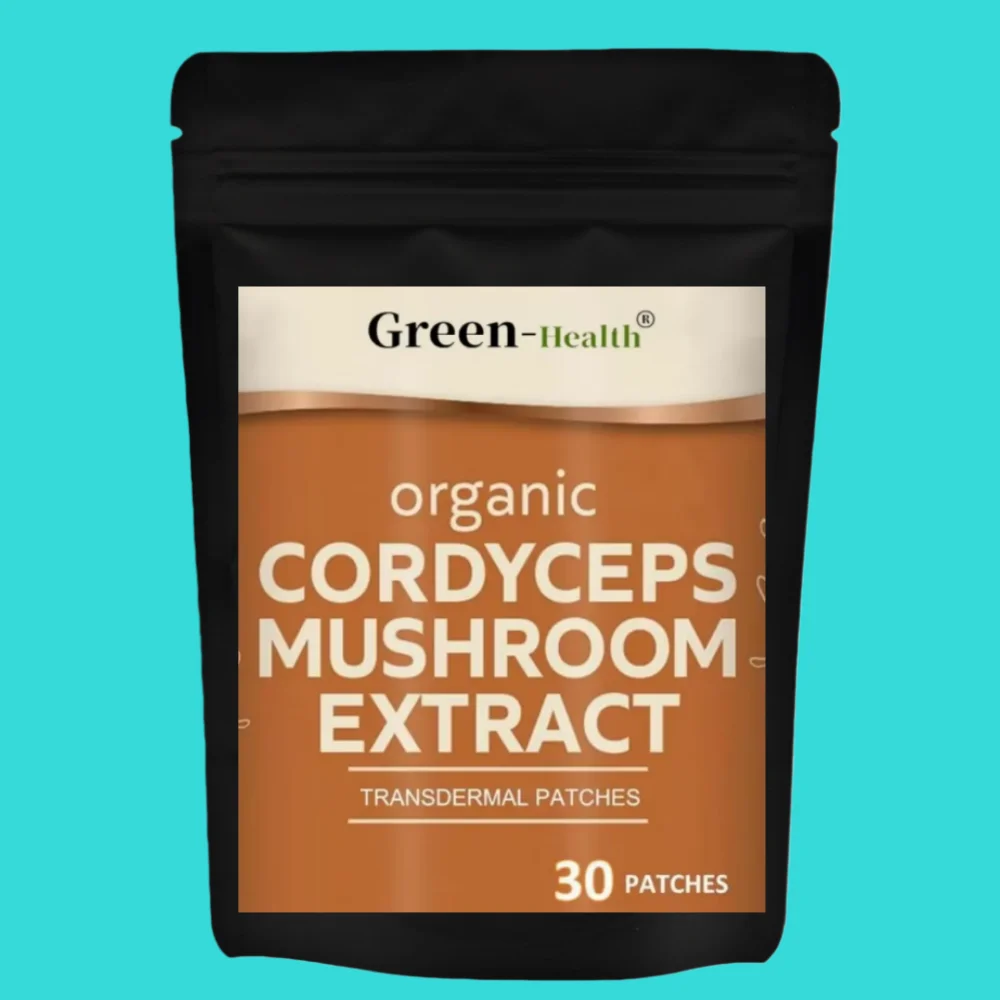 

Трансмические пластыри Cordyceps Mushroom Поддержка энергии и иммунитета - 30 пластырей Поставка на один месяц