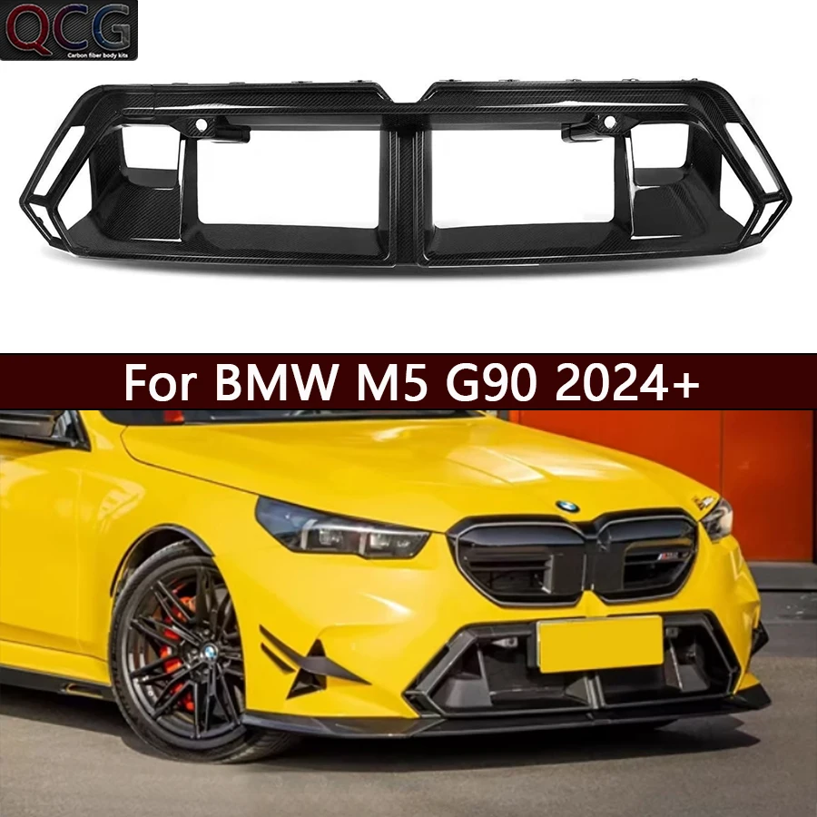 

Для BMW M5 G90 гоночные грили из сухого углеродного волокна, передний бампер, крышка вентиляционного отверстия, накладка, сетчатая рамка для гриля, автомобильные аксессуары, комплект кузова