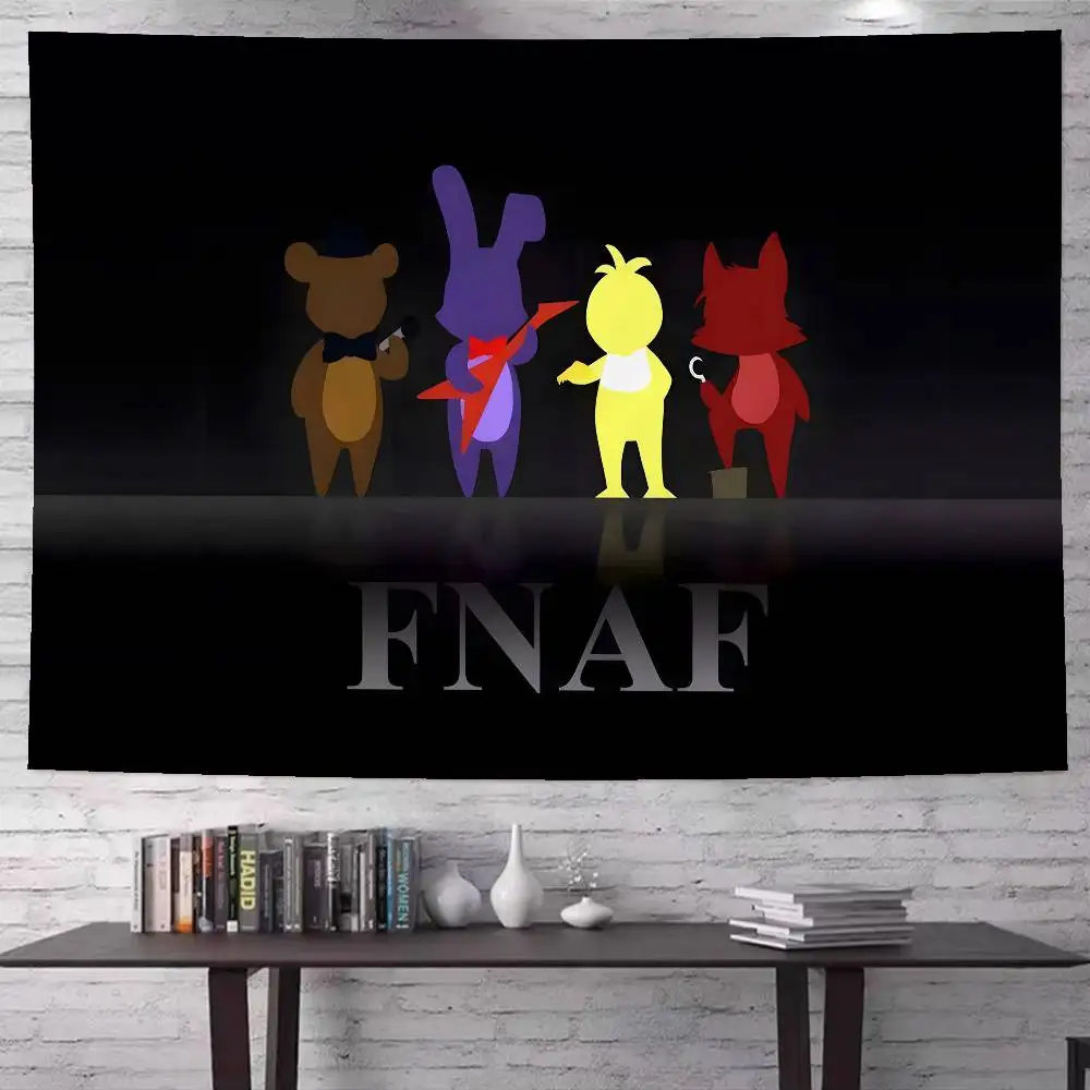 Fnaf Five-nights-At-Freddys Colorful Tapestry Wall Hanging Bohemian Wall Tapestries Mandala Wall Hanging Sheets