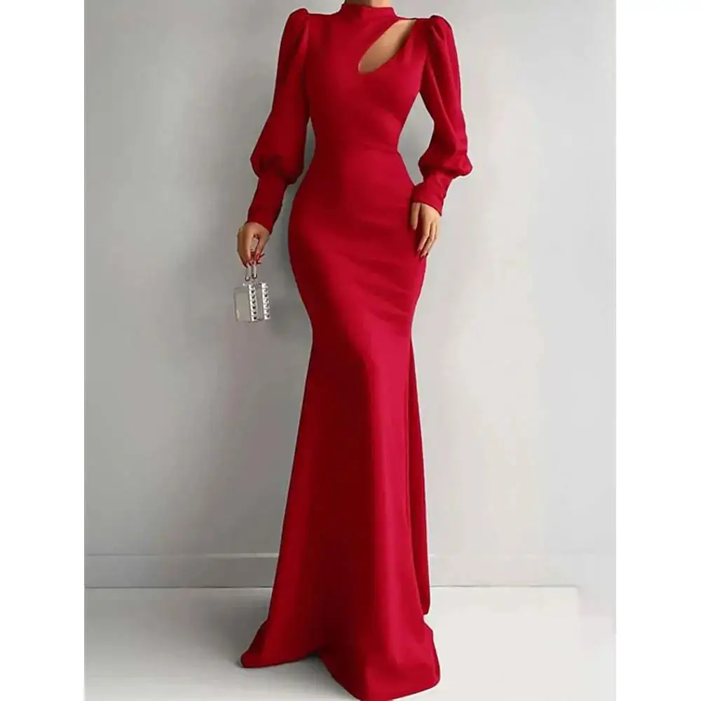 customizedDress Floor Length Luxury Birthday Evening Dress Full Sleeves Summer Elegant Wedding Party Gowns For Women Arab 2024