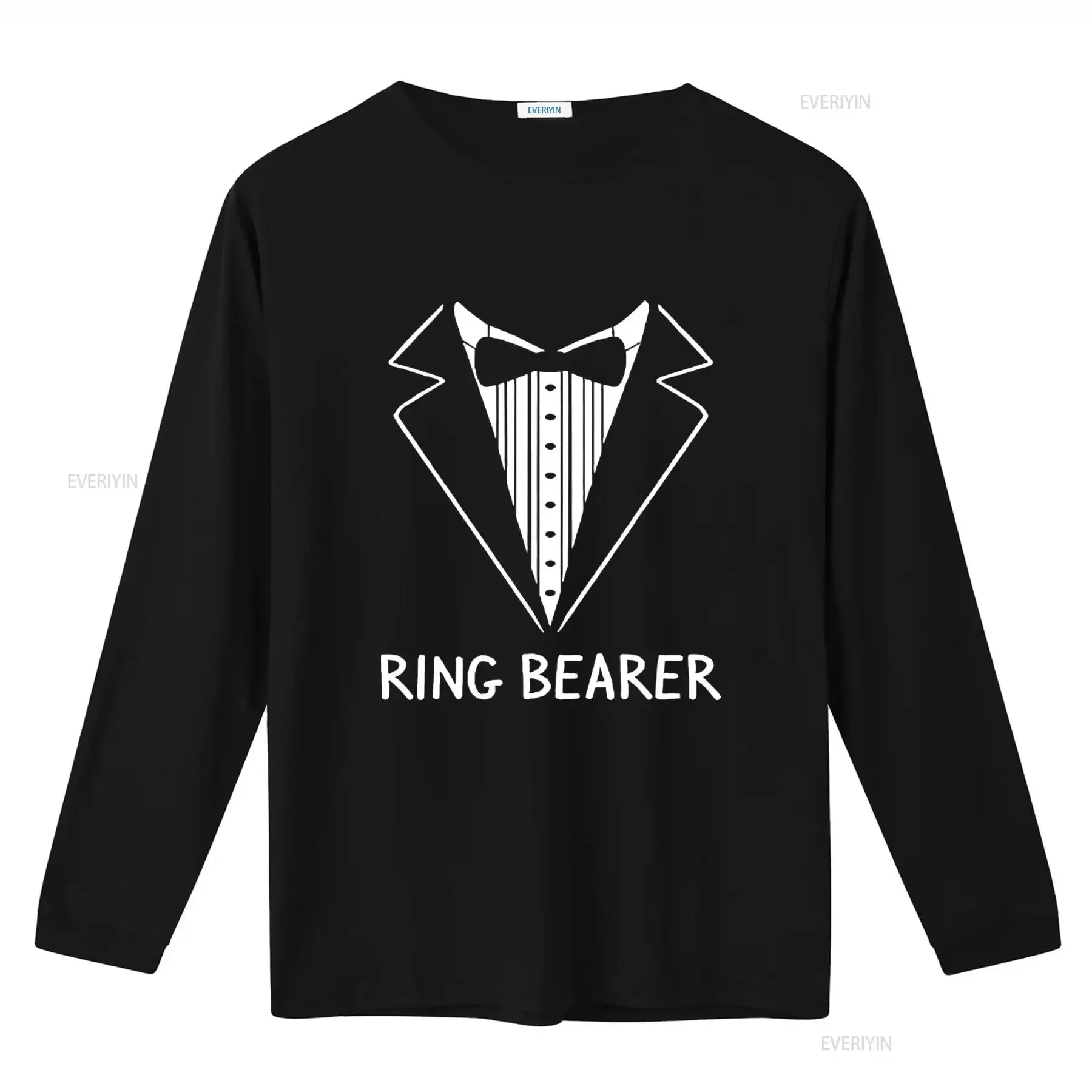 Ring Bearer Wedding Tuxedo Bachelor Ceremony Groom T Shirt vintage Washed designer clothes Versatile Top For Everyday Wear Soft