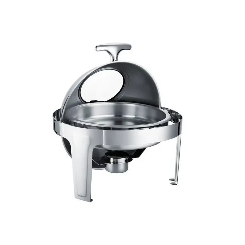 High quality kitchen equipment stainless steel hot pot buffet rectangular hot pot food heater