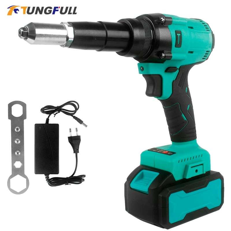 Brushless Electric Rivet Gun Cordless Rivet Nut Gun Drill Insert Automatic Riveting Tool For Makita Battery Dayi Battery