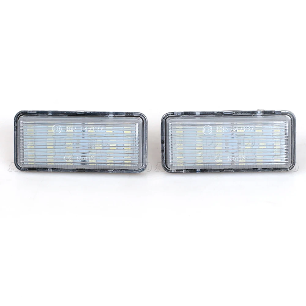 1Pair Car LED Number License Plate Light Lamp Error Free For Lexus LX470 LX570 GX470 For Toyota Mark X Reiz 4D J120 81270-60330 view 2