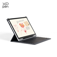 XPPen Folio Keyboard Bluetooth Wireless Keyboard 78 Keys 60 Hours Battery Life 58 and 66 Degrees Tilt Angles for Magic Note Pad