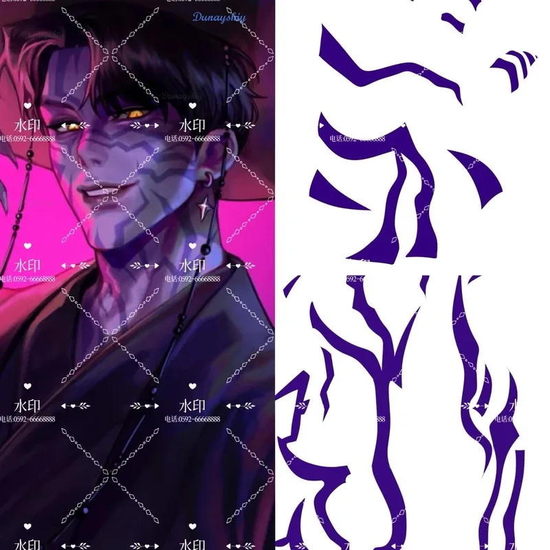 Película demonio cantando Jinu disfraz de Cosplay Jinu Saja Kpop grupo de niños estilos coreanos traje sombreros negro Y2K gótico Halloween personalizado