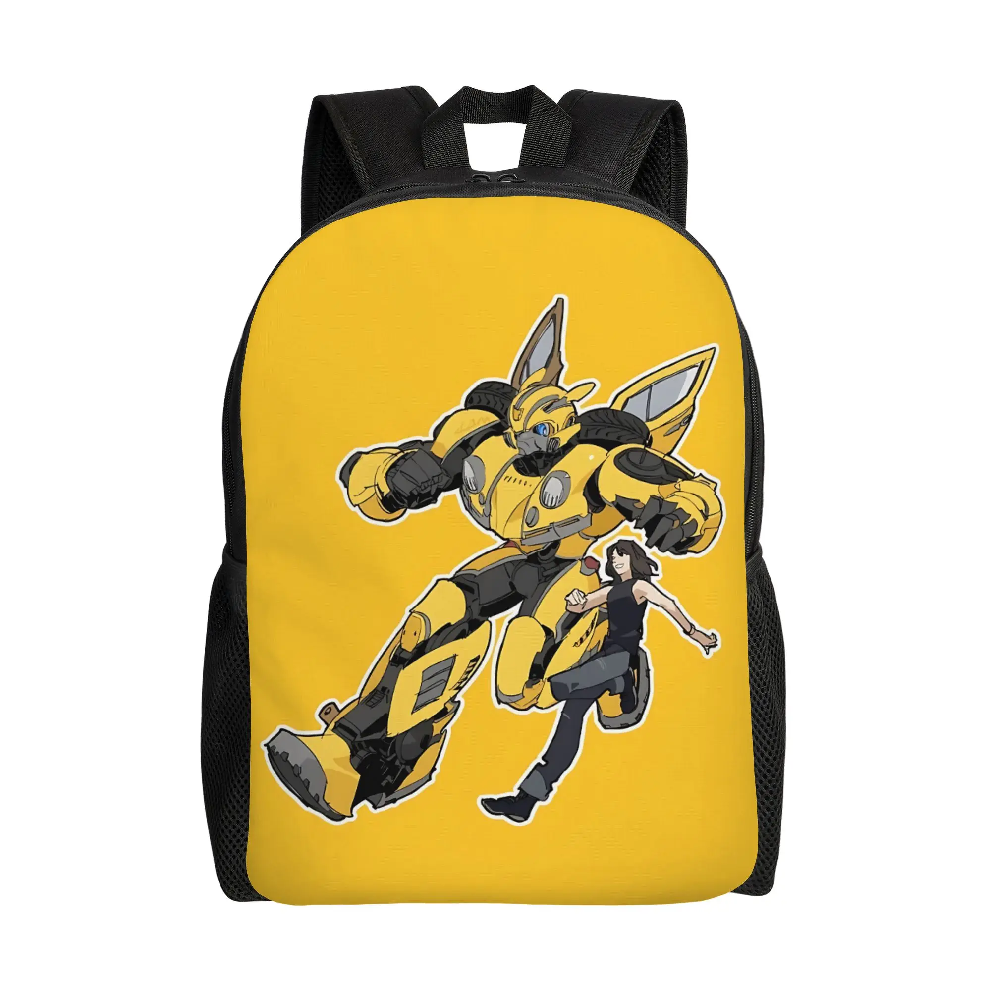 

ita bag Transformers Bumblebee Daypack funko mochila New High School Zipper Closure Rucksack