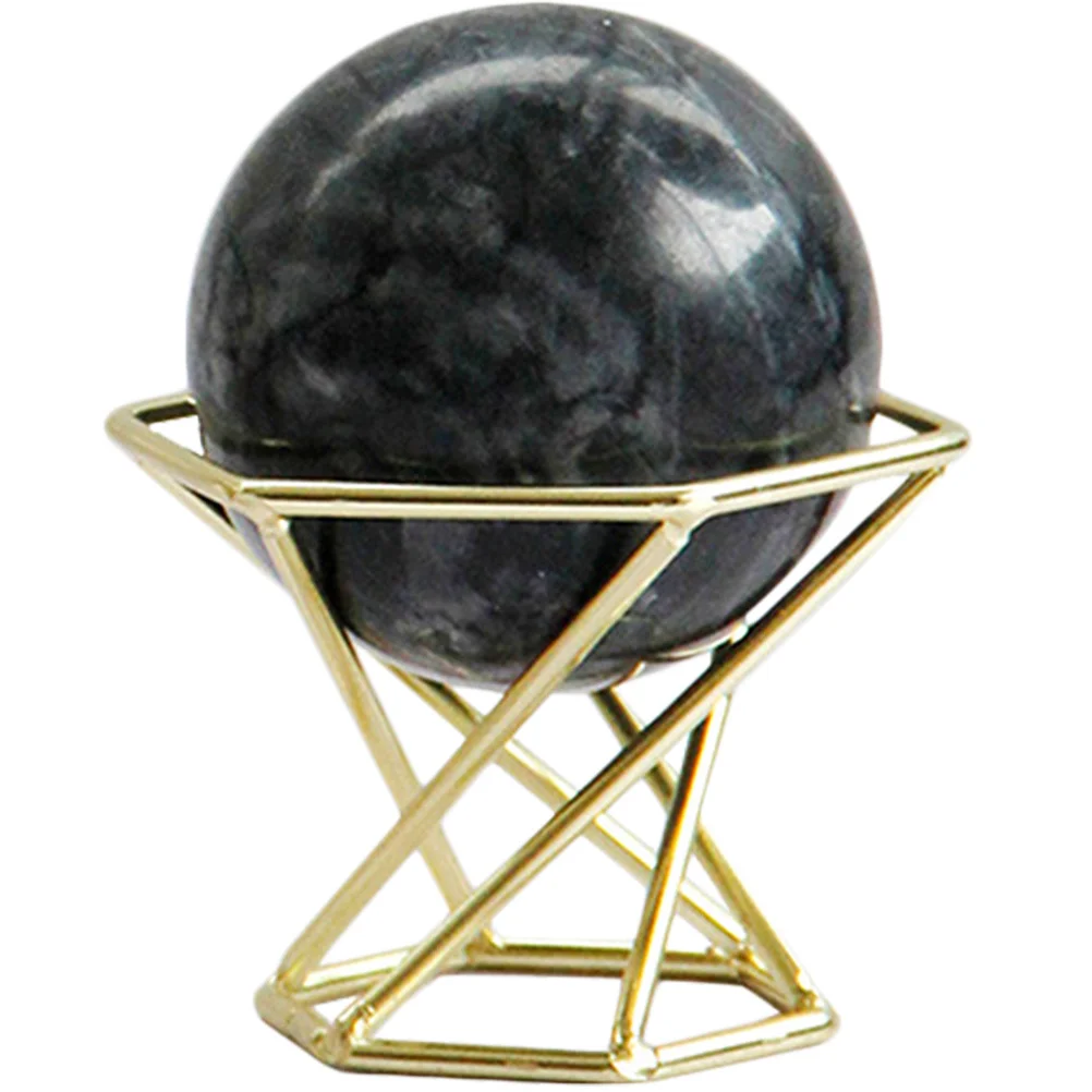 

Decor Balls Decoration Simple Crystal Home Decorative Orbs Sphere with Stand Coffee Table Ornament
