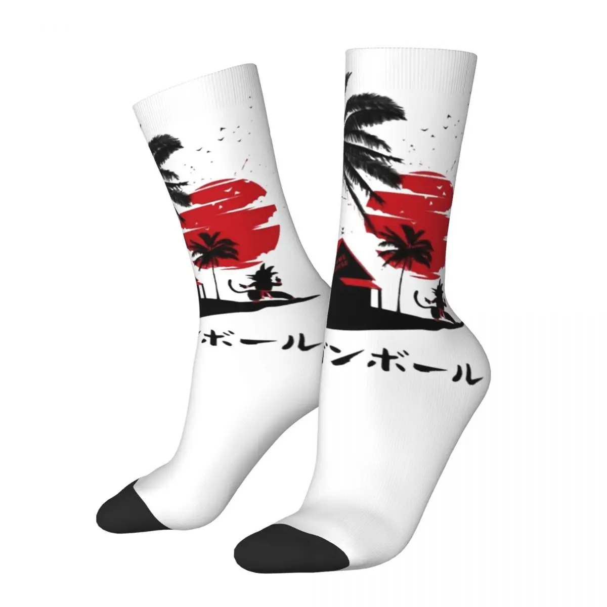 Cool Anime Kame House Classic Turtle Island Fans Theme Design Cozy Crew Socks Stuff Spring Autumn Winter Cute Middle Tube Socks