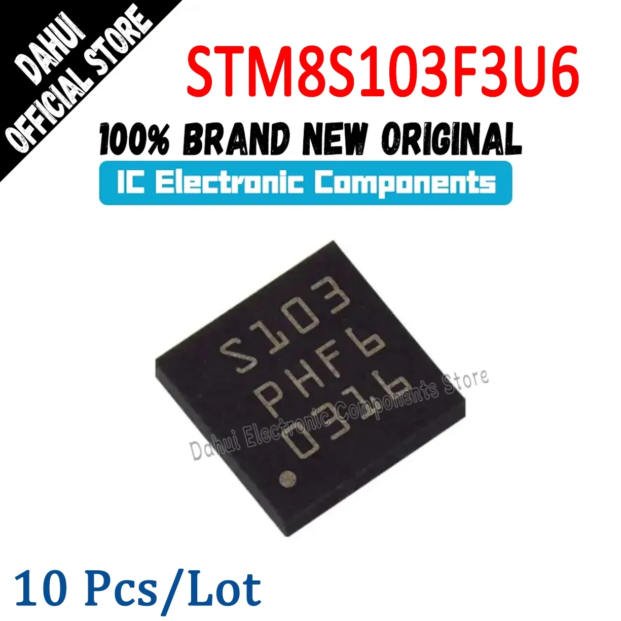 

(10Pcs/Lot) STM8S103F3U6 STM8S103F3 STM8S103F STM8S103 STM8S STM8 STM S103 IC MCU Chip QFN-20 In Stock 100% New Originl