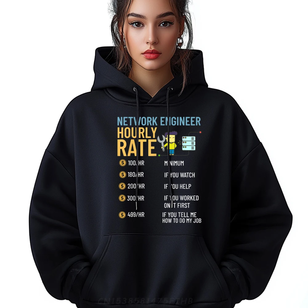 

Director Computer Engineering Hoodies Loose Round Neck Casual Long Sleeve Women's Hoodies Slogan Sweatshirt