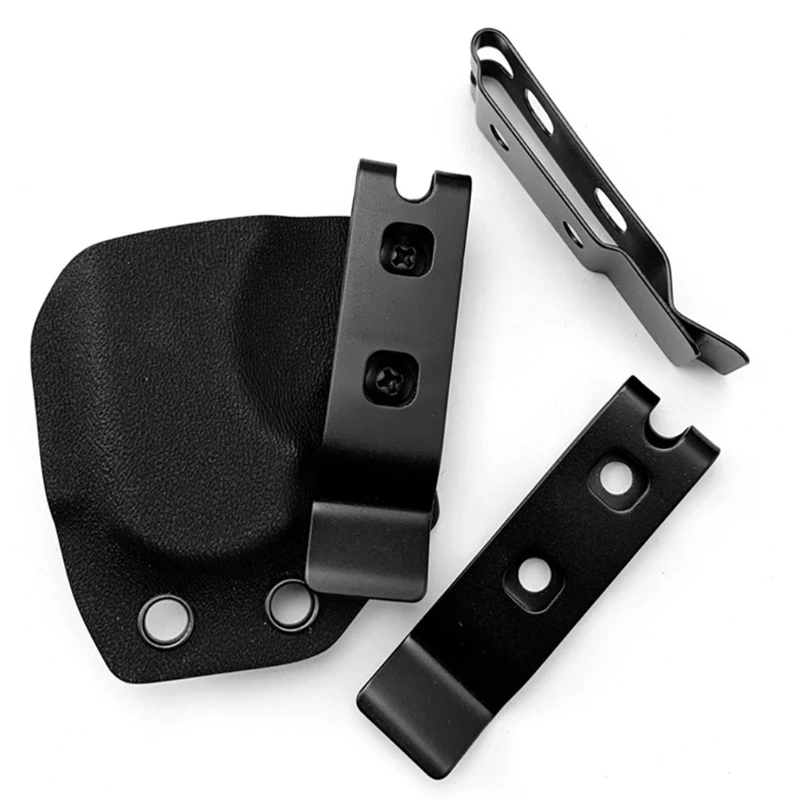 Outdoor Knife Clip Waist Clip Cover Knife Back Holster Stainless Steel Scabbard Back Clips Waist Clip Knife Sheath Camping Tool