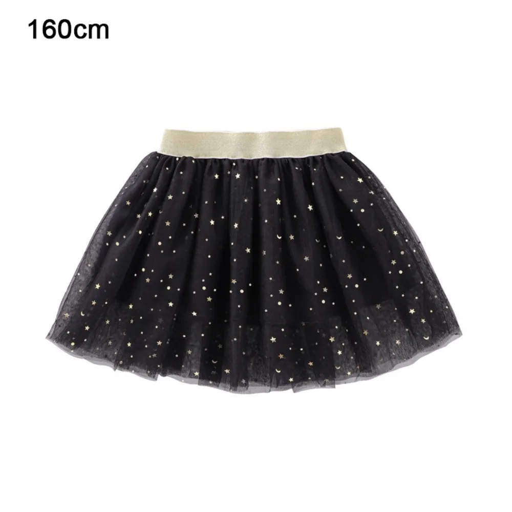 

Girls Wear Stars Glitter Kids Skirts Elastic Waist Sequin Dance Skirts Mini Length Party Skirts Dance Performance