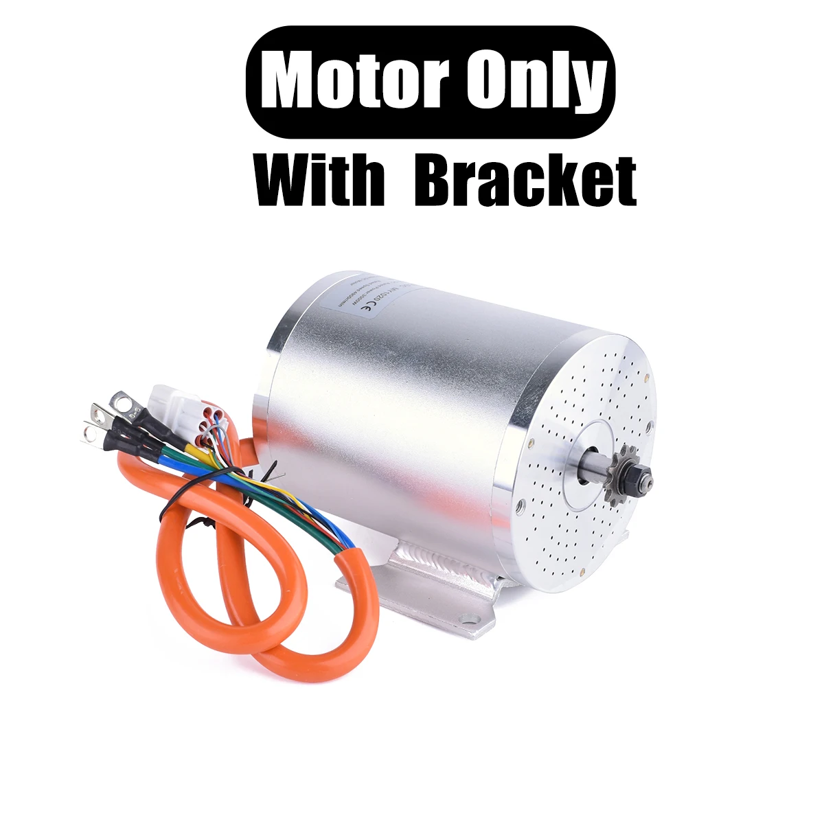 72 V 3000 W Borstelloze Motor Kit Max 6700 RPM Temperatuur Sensing Elektrische DC Motor met 80A 72 V Fardrive Controller voor Go Kart