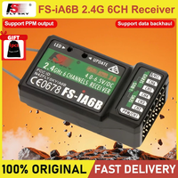 FLYSKY IA6B 2.4G 6CH PPM Output with IBus Port Receiver for FLYSKY FS-i6 FS-i10 I6X I6S Transmitter RC Drone Airplane Helicopter