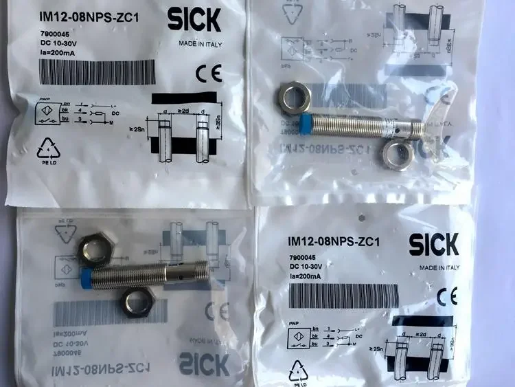 New Original Sick proximity switch IM08-04NNS-ZW1 IM12-08NPS-ZC1 NO 7900045  IM12-08NPS-ZW1