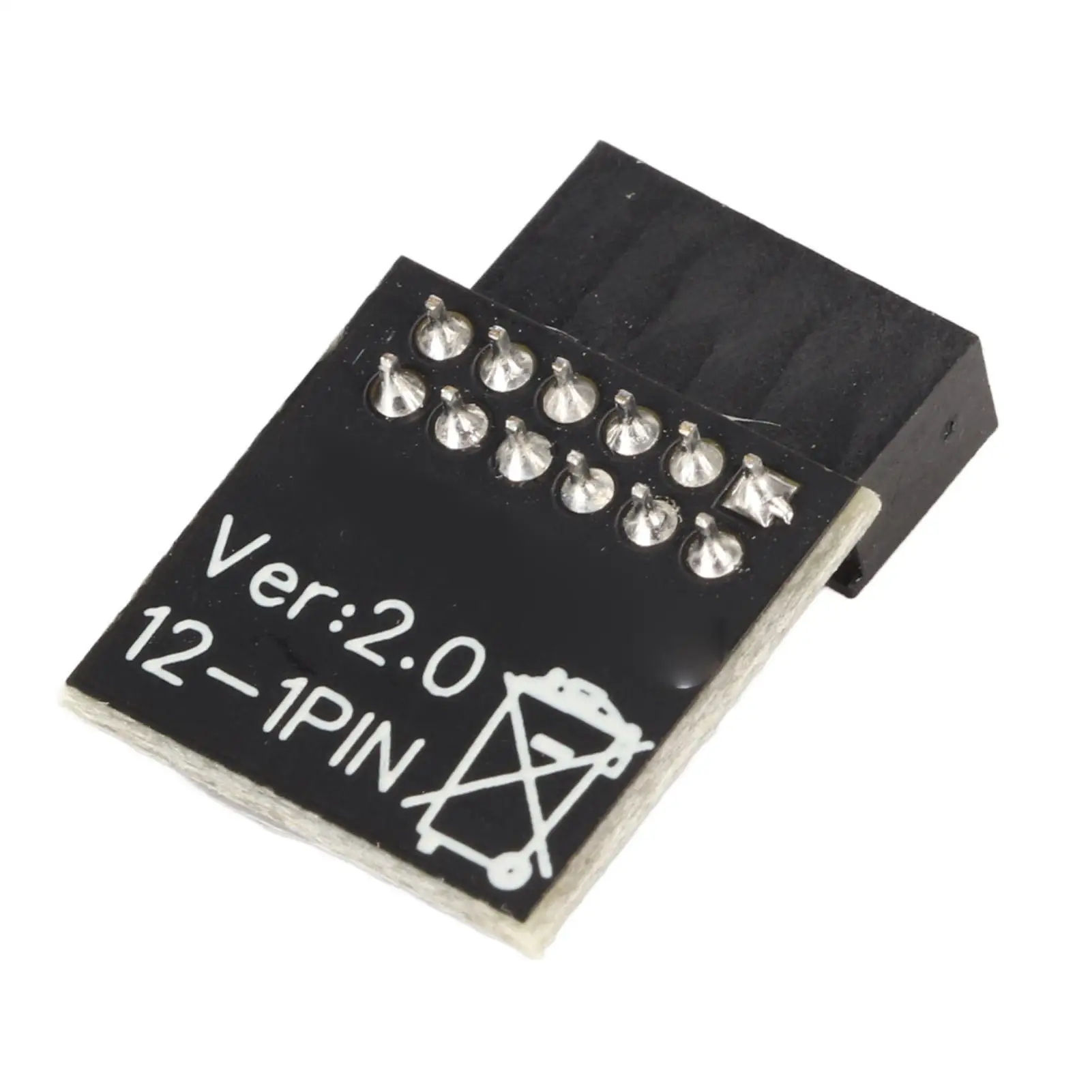 TPM 2.0 LPC Module - 12Pin High Stability Security Chip for PC Motherboards - Durable & Reliable