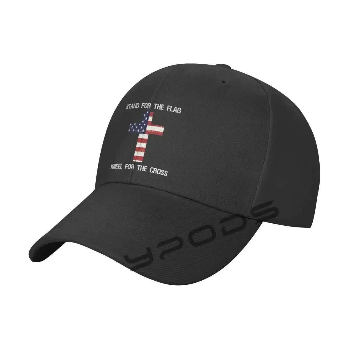 

Patriotic Stand For The Flag Kneel For The Cross Baseball Cap Solid Color Fashion Adjustable Leisure Caps Men Women Hats Caps