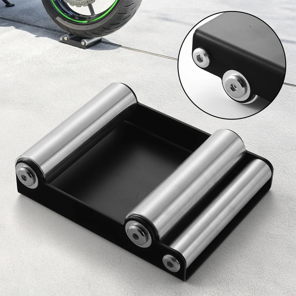 

Motorcycle Universal Chain Clean Durable Roller Ramp Lift Tire Cleaning Stand Portable Maintenance Cleaning Tire Wash Bracket