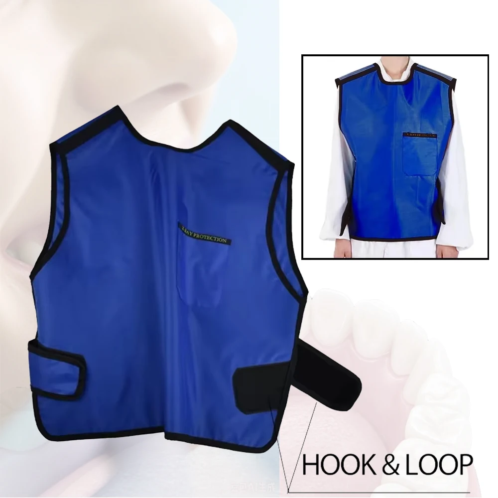 Dental X-Ray Radiation Apron 0.35Mmpb Lightweight Ungued Coverall Protective Radiography Clinics Tool