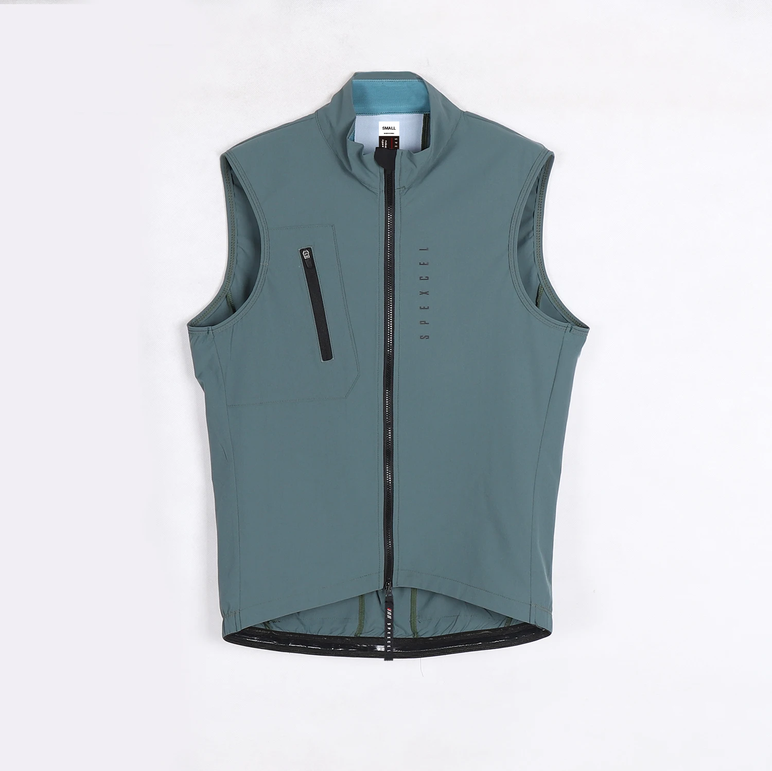 SPEXCEL Ganzjahres-Klassiker, leicht, winddicht, Fahrradweste, Herren-Windjacke, Stretchstoff mit Zwei-Wege-Reißverschluss