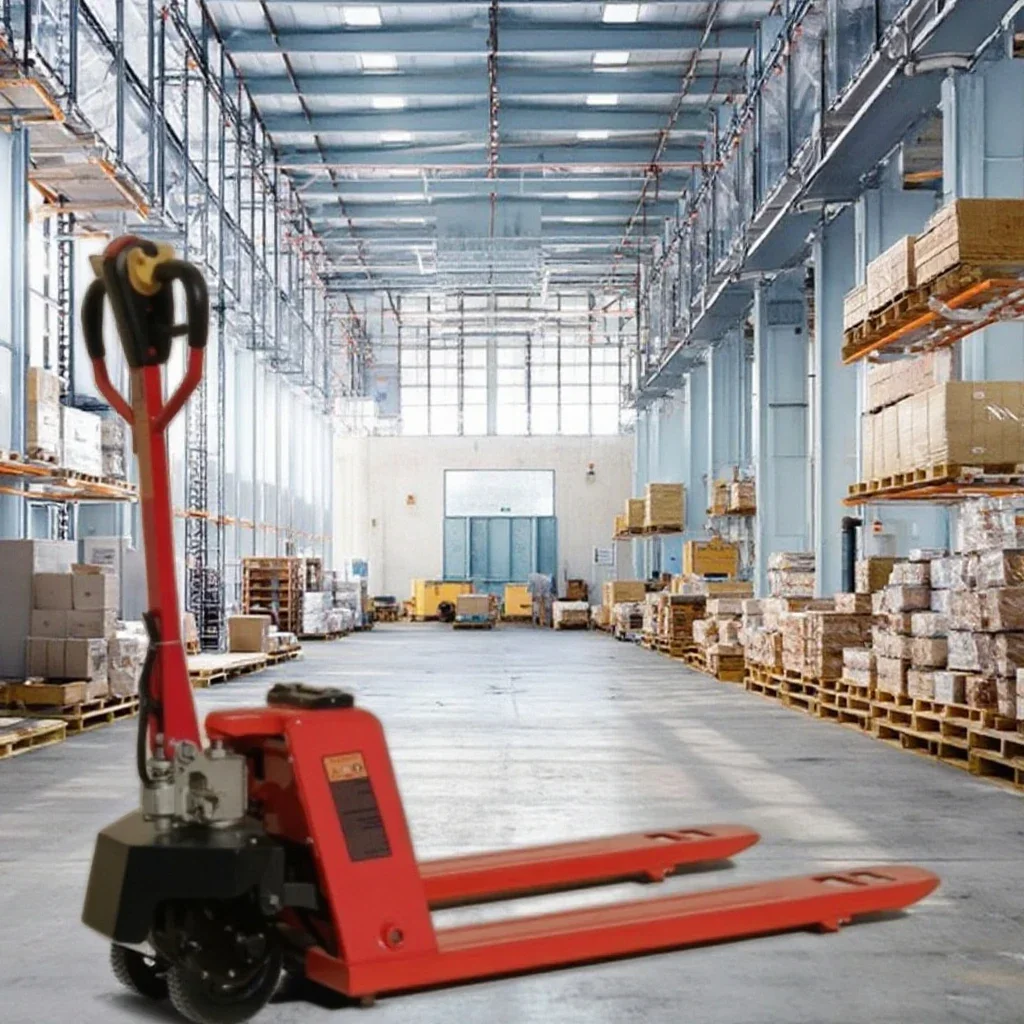 Electric Semi-electric Pallet Truck Ready for Sale Manual Forklift High Quality
