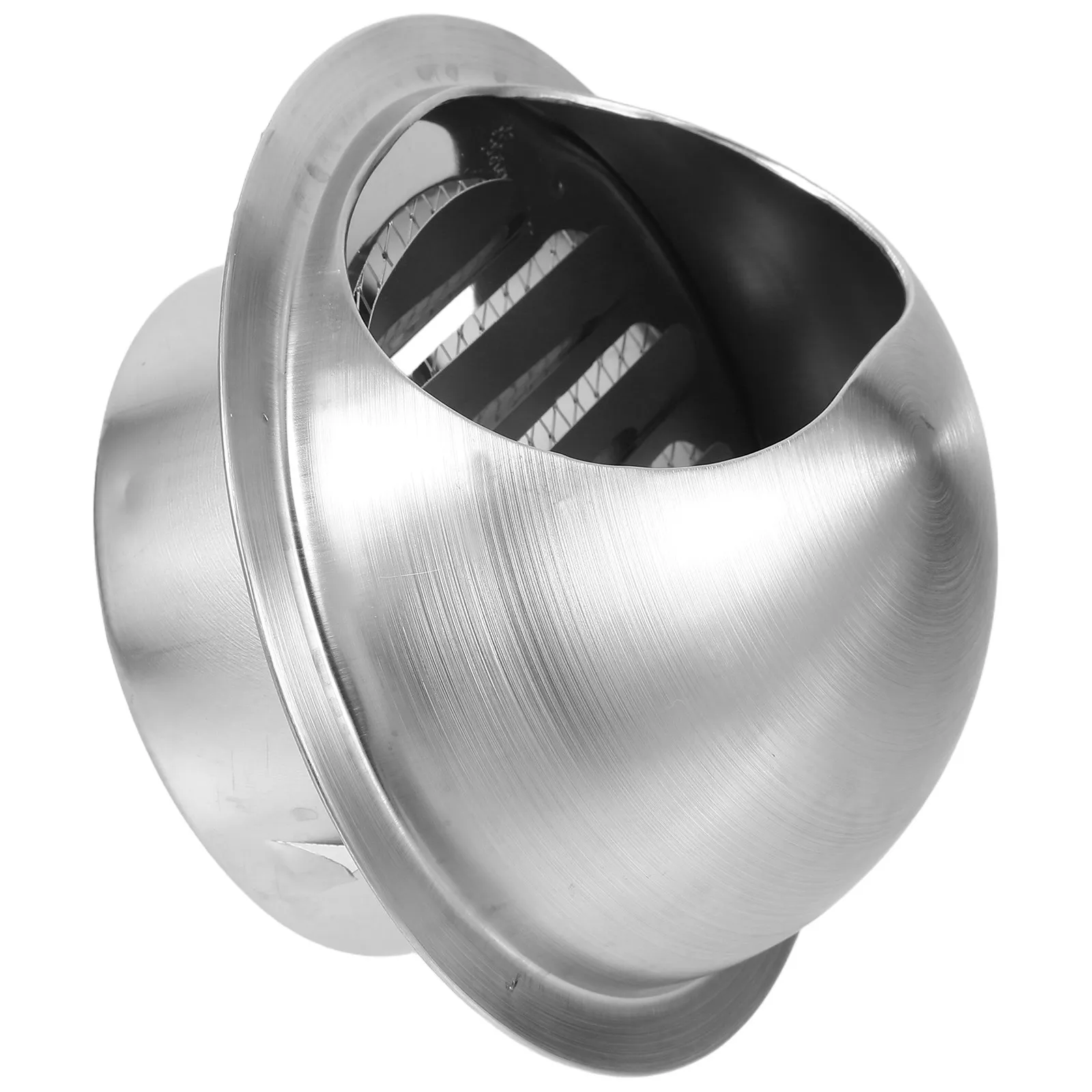 Stainless Steel Exhaust Vent Cover Wall Mount Round Air Vent Cover for Bathroom Kitchen Range Hood Dryer Ventilation Odor