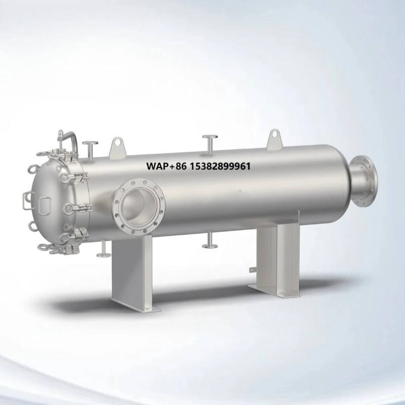Horizontal Jumbo Industrial Precision Filtration System Bag Filter 60-75 CFM Air Flow 3.5 Micron Particle Size 5-Year 25-80 psi