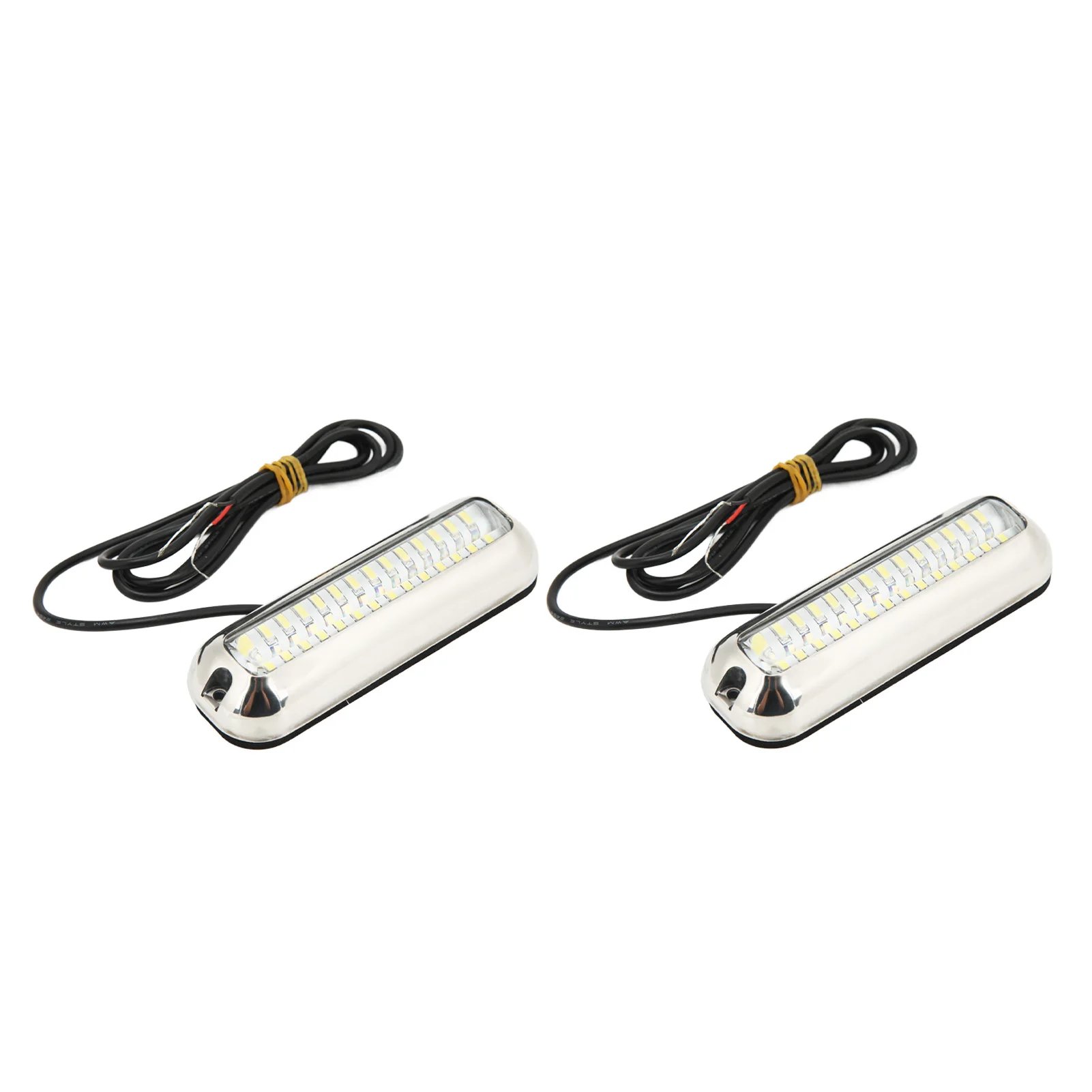 LED Boat Light 42LED 10‑30V DC for Yacht Boat Blue Underwater Waterproof Drain Plug Light OEM Replacement Light