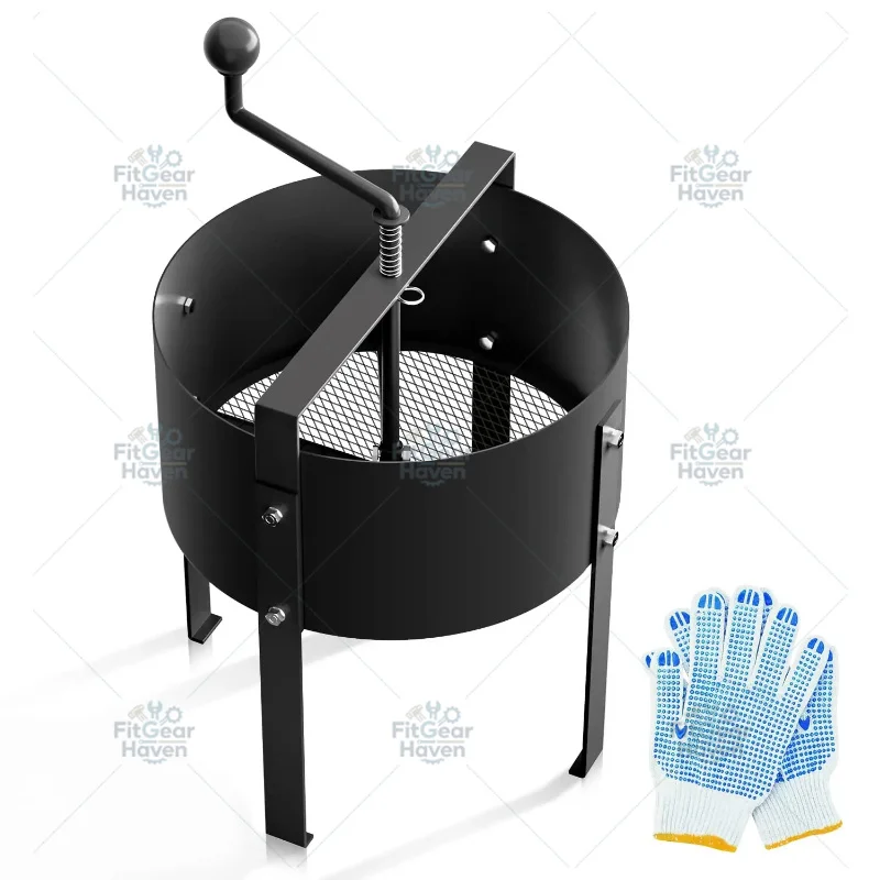 13" Sifting Filter 1/5 Inch Mesh Sifting Pan Rotary Soil Sifter Dirt Compost Sieve Garden Potting Sifting Mesh Rock Sand Sieve