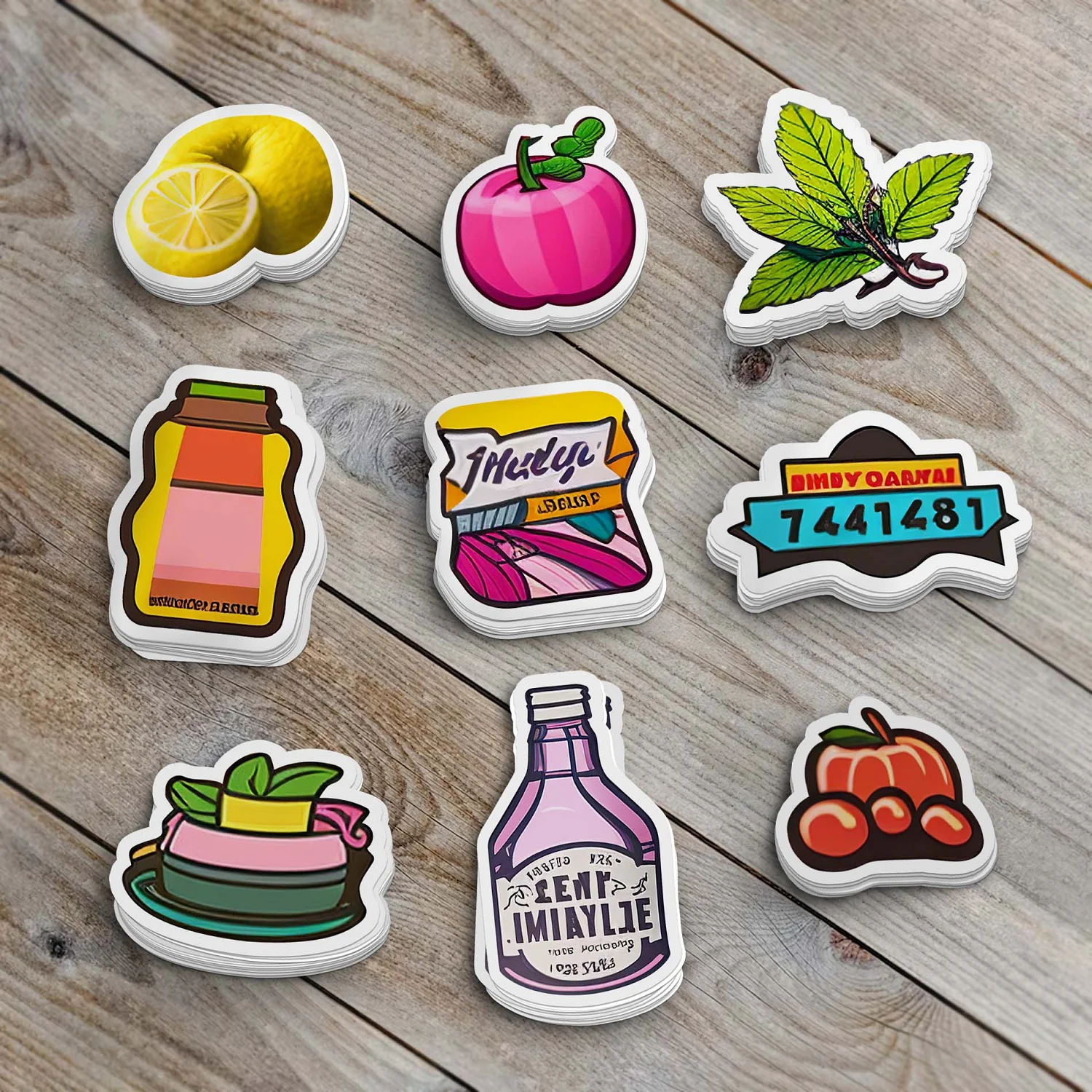 Fast delivery Customized Die Cut Logo Stickers Vinyl PVC Outdoor UV Proof Waterproof Adhesive Stickers With Your Own Sticker