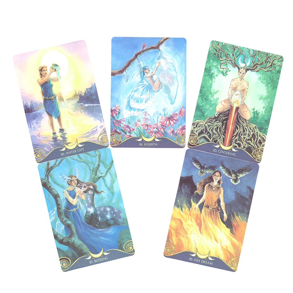 The Goddess Oracle Spanish Tarot Cards for Beginners with Guidebook English Spanish French Italian Russian Portuguese Versions