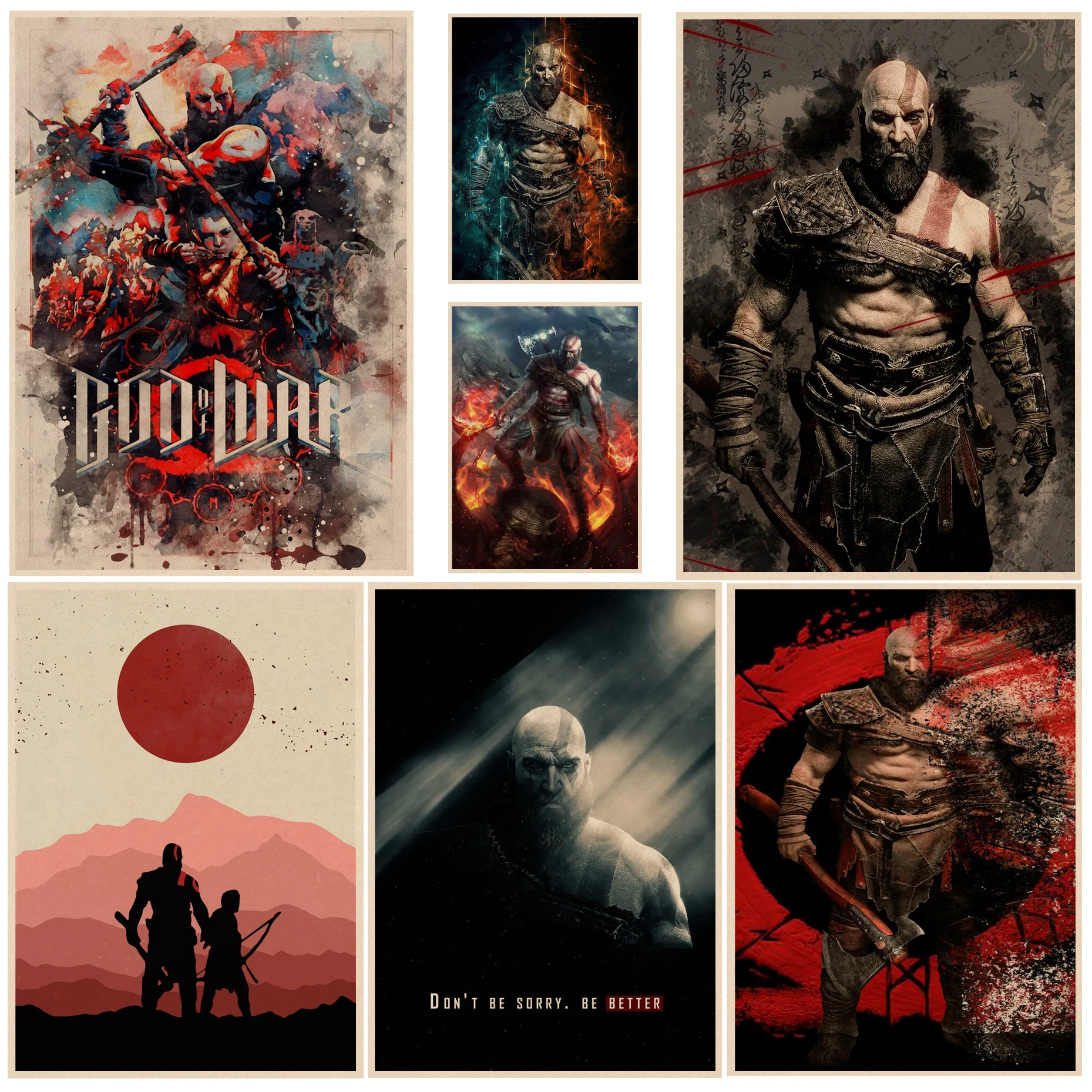 God Of War Game Art…