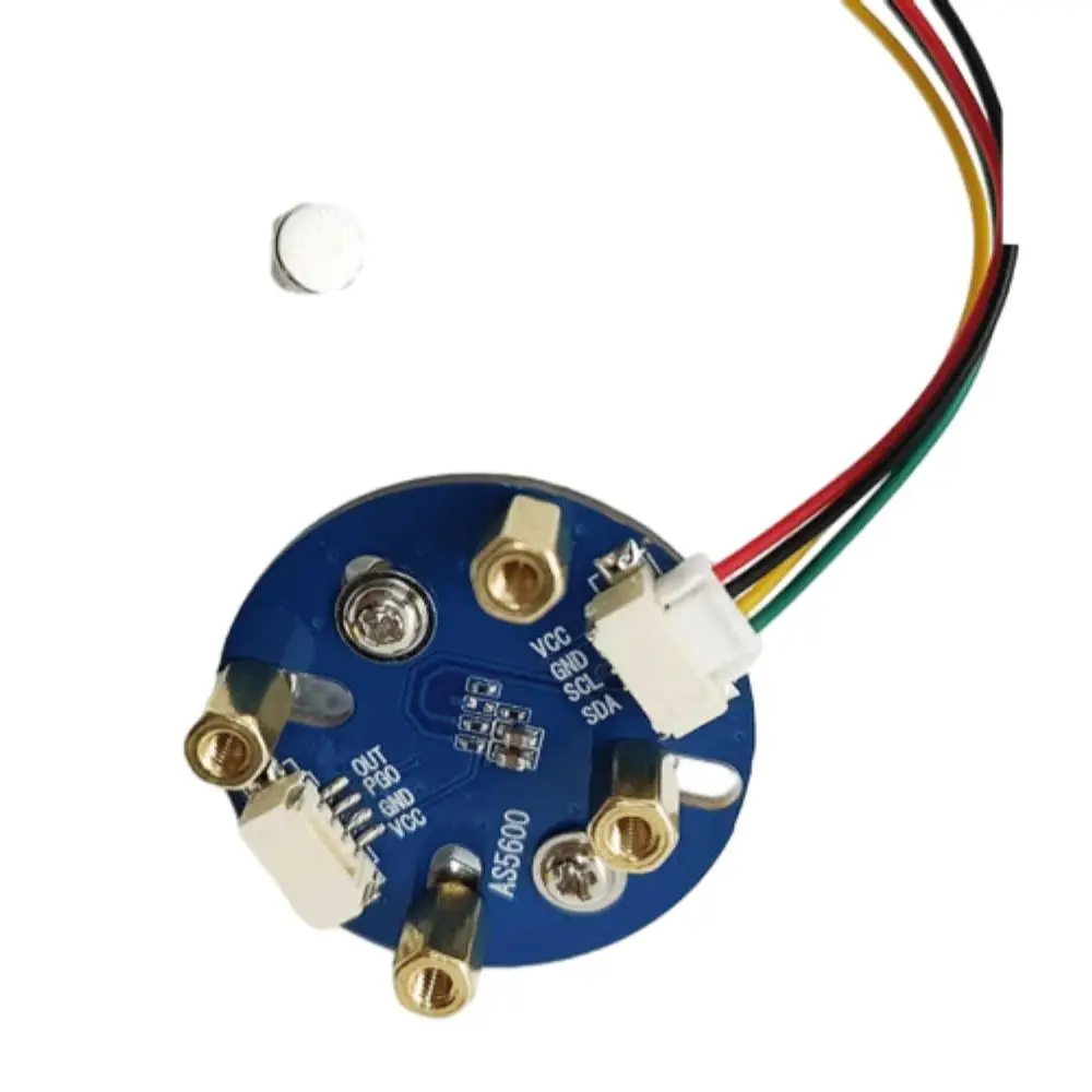AS5600 Magnetic Encoder Module 12bit High Precision I2C Measuring Angle Speed FOC With Line Magnet 2.5MM/3MM Copper Column