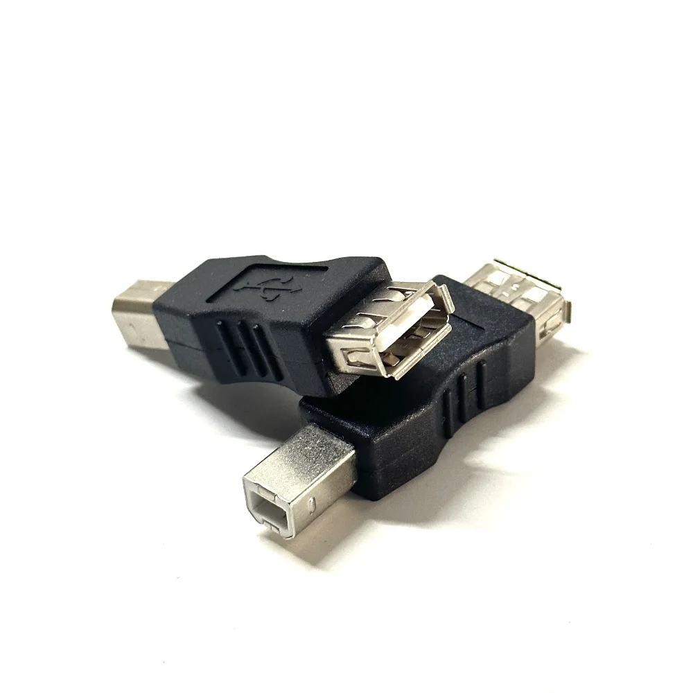 고속 USB 2.0 유형 A 암-유형 B 남성 USB 프린터 스캐너 어댑터 데이터 동기화 커플러 변환기 커넥터
