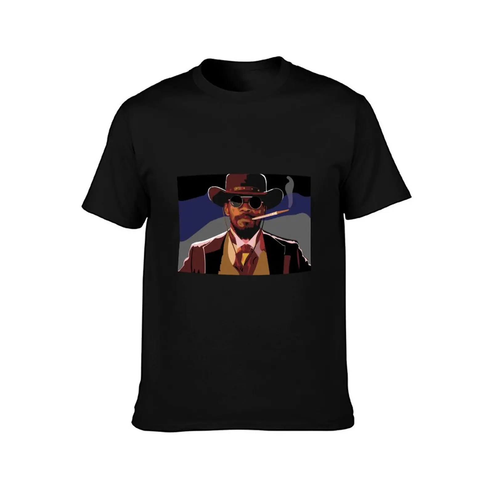Django Illustration T-Shirt Soft Cotton Print T-Shirt