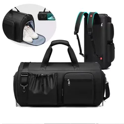 Suit Bag Large Capacity Travel Luggage Bag Formal Suit Folding Organiser Dry Wet Storage Bag with Separate Compartments