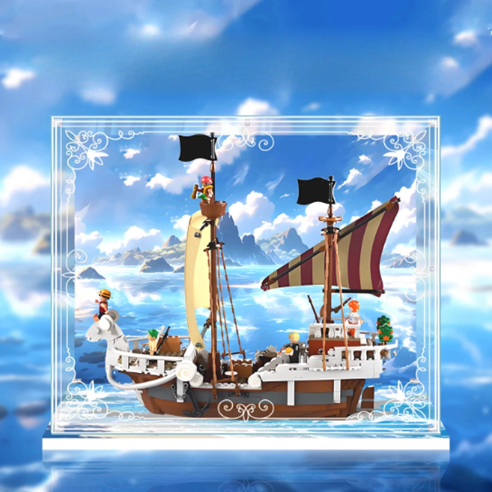 2025 nouveau stock bloc de construction bateau ensemble 1376 pièces créatif bricolage enfants anniversaire noël jouet cadeau 75639