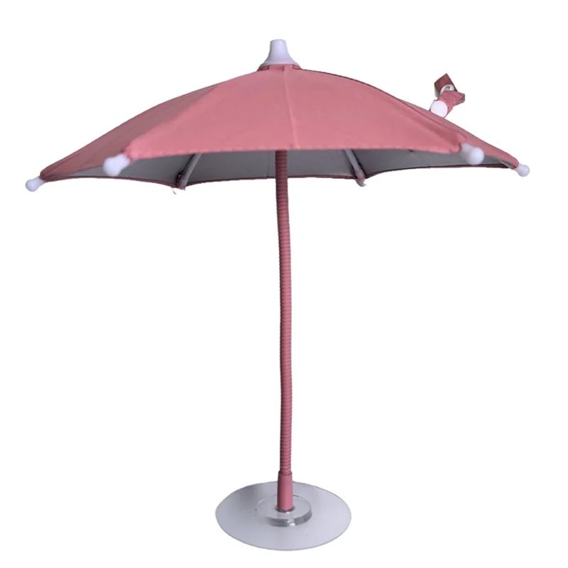 

CQMF-гибкий телефонный зонтик, держатель на присоске, зонтики для сотового телефона для солнца, гибкий угловой дизайн, вращающееся кольцо для телефона, козырек от солнца