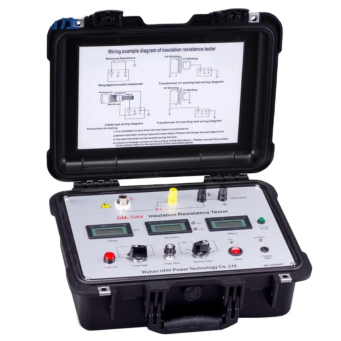 G GM-20kv Adjustable 10000v Insulation Resistance Dc Megohm Meter