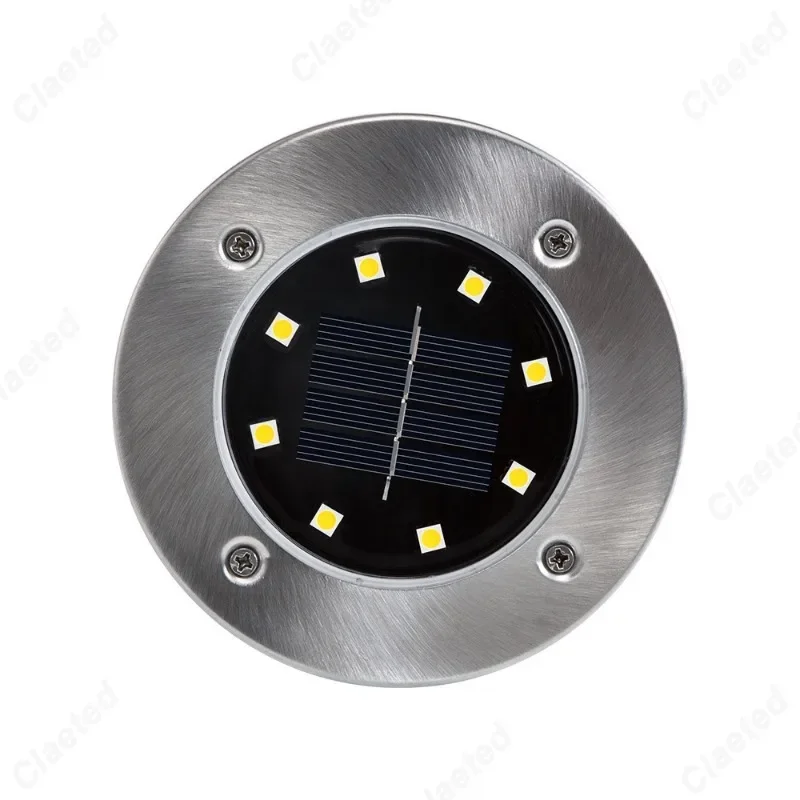 LED Solar Buried Light IP65 Outdoor Waterproof Courtyard Garden Corridor Lawn Decoration Atmosphere Lighting Fixture