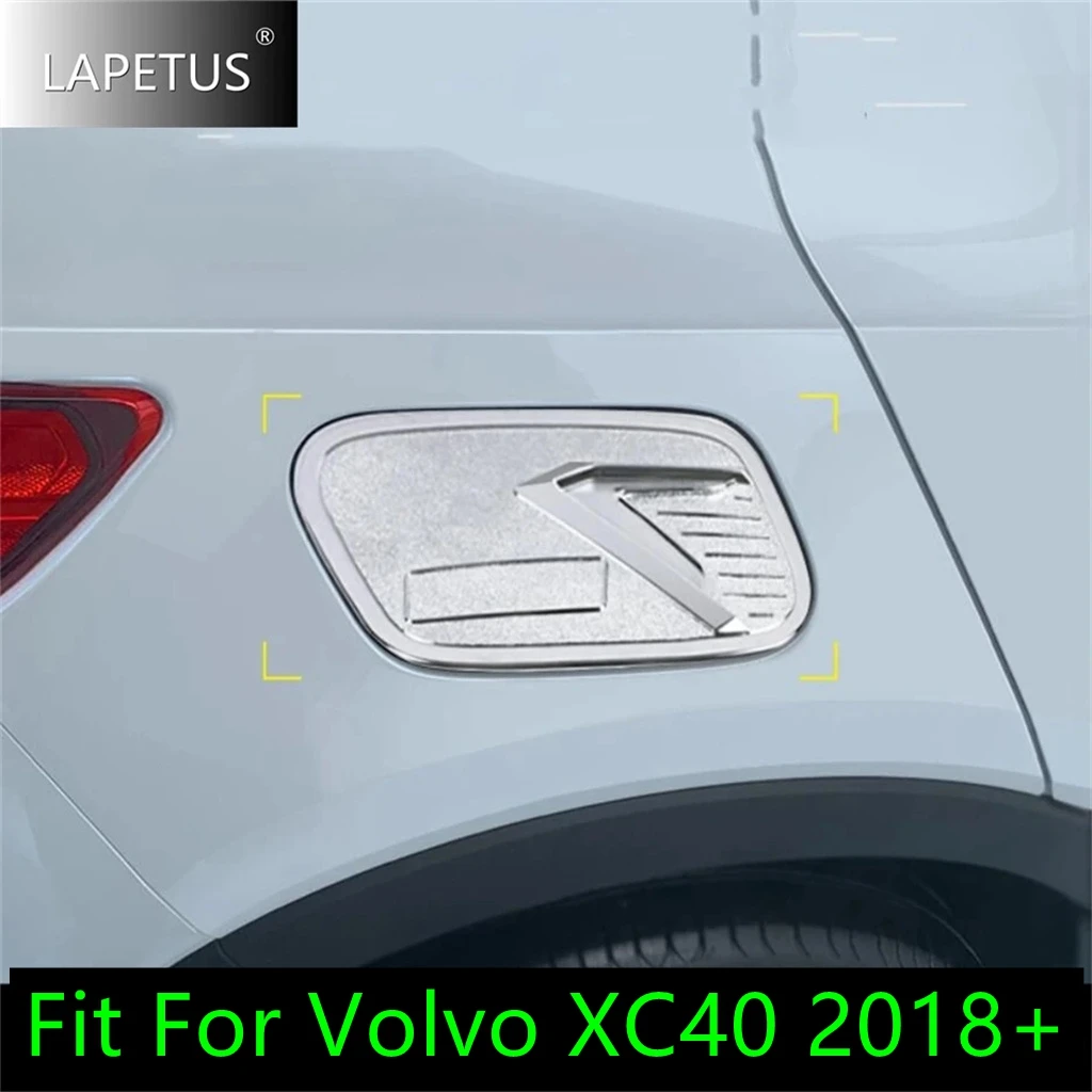 

Chrome Car Fuel Tank Cover Oil Gas Cap Decor Protection Trim Sticker For Volvo XC40 2018 - 2024 ABS Chrome Accessories Exterior